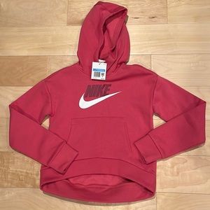 Nike Hoodie - Girls M - Red